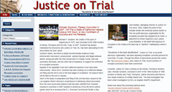Desktop Screenshot of justiceontrial.org
